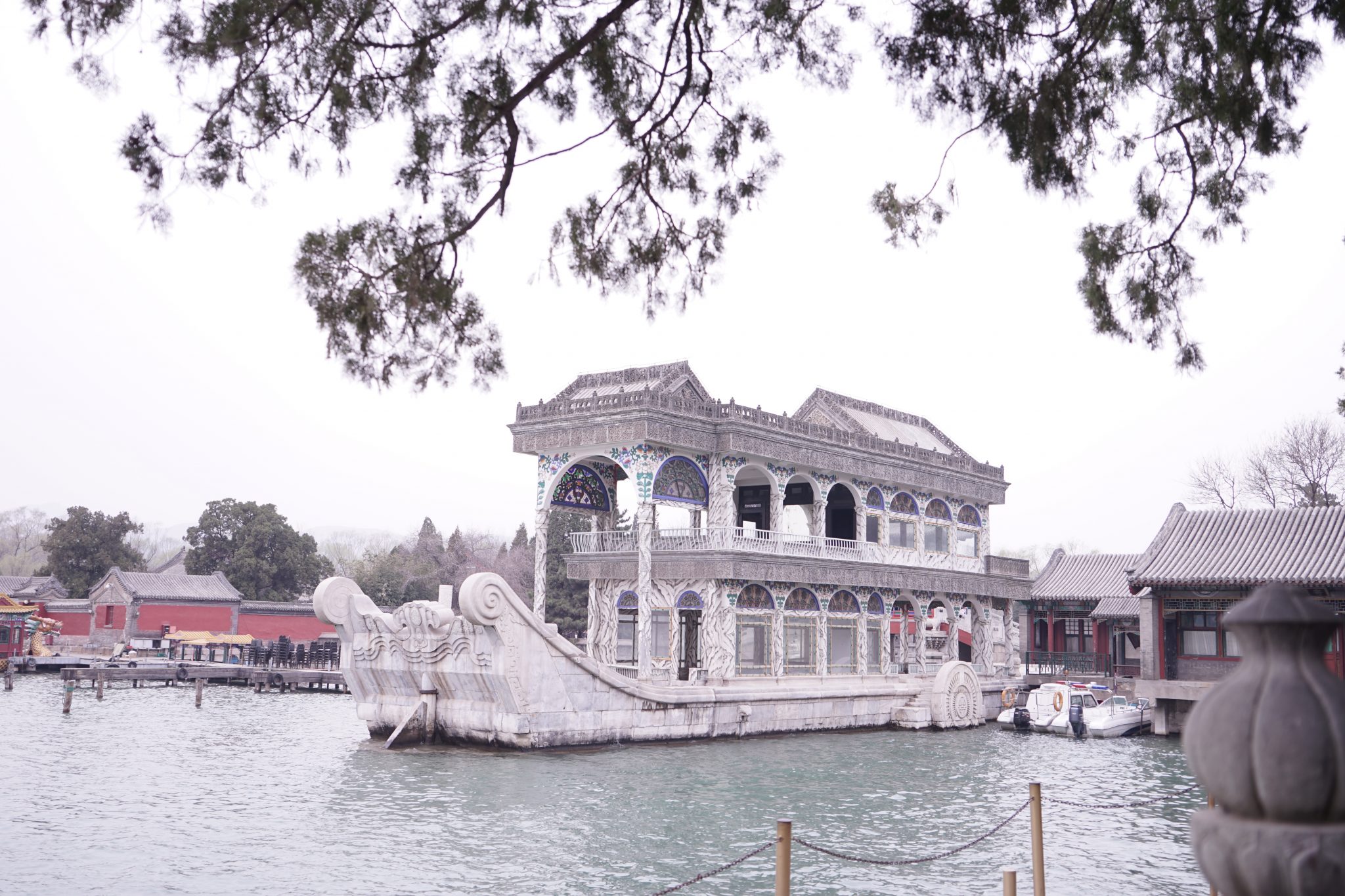 the summer palace, the marble boat